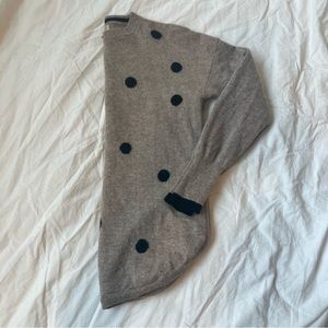 Philosophy Cashmere Sweater with Polkadots (Tan / Size M)